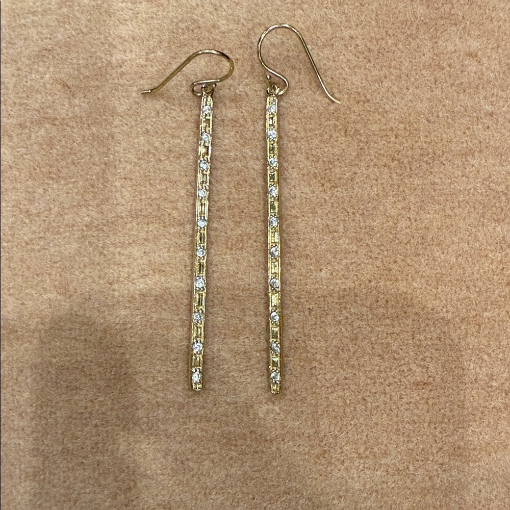 Melinda Maria Elegant Gold Drop Earrings